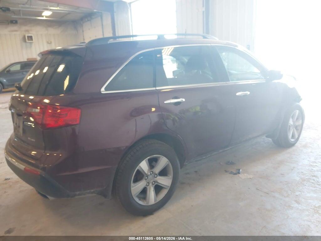 2HNYD2H35CH512459 2012 ACURA MDX photo no. 4