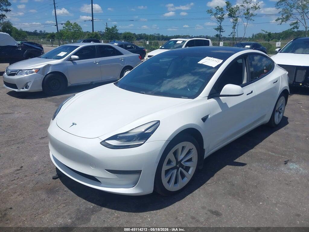 5YJ3E1EA8MF045569 2021 TESLA MODEL 3 photo no. 2