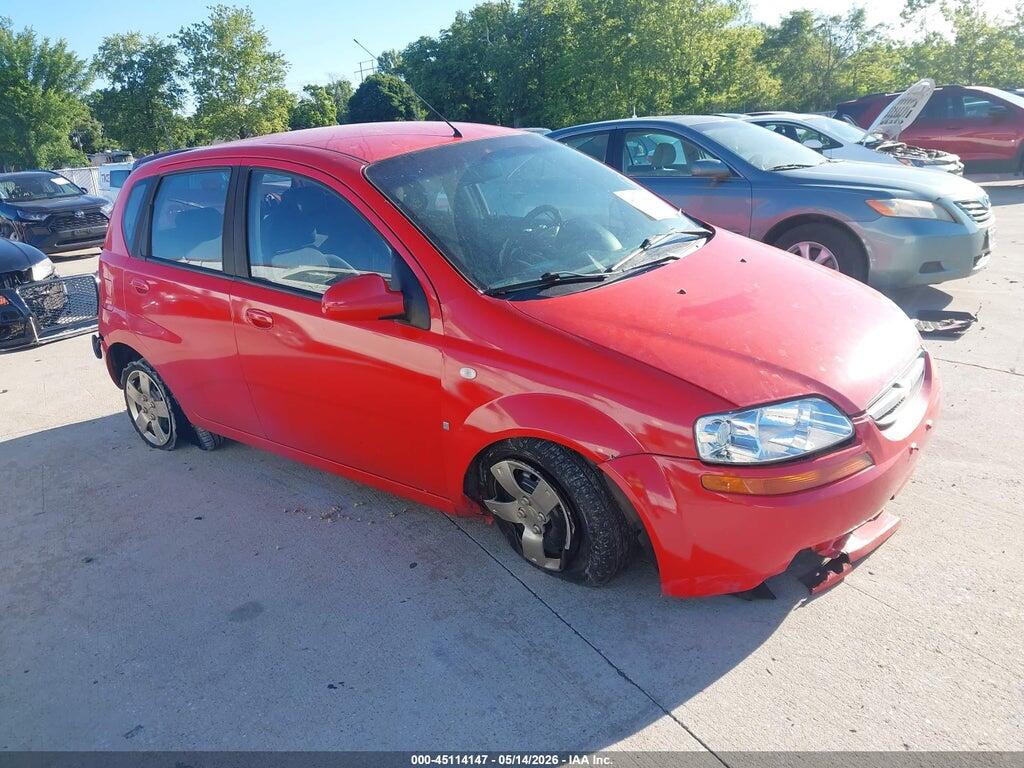 2007 CHEVROLET AVEO 5 KL1TD666X7B789067