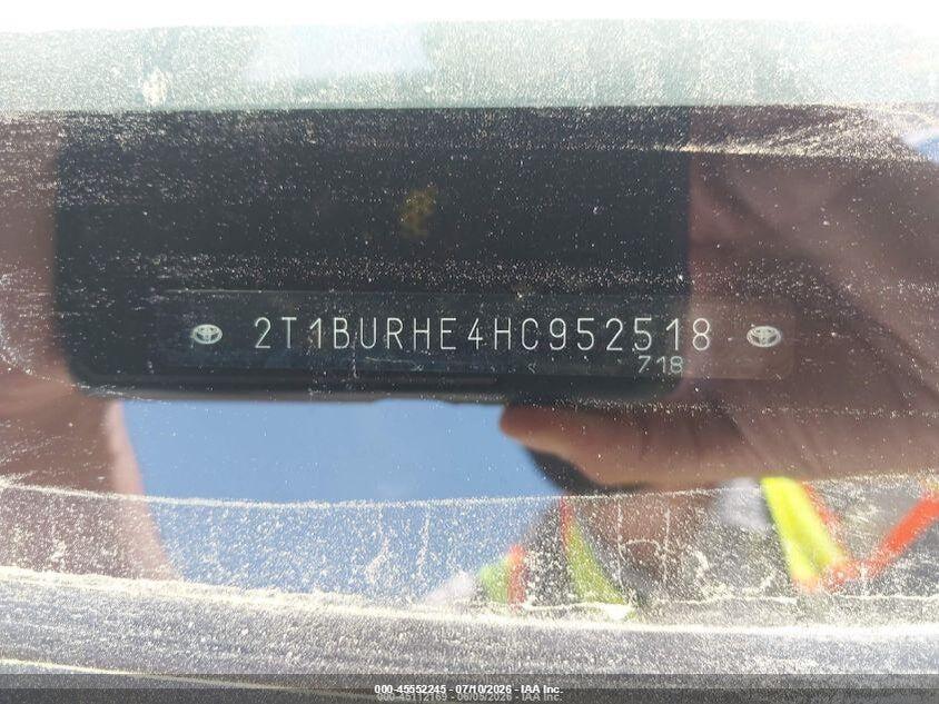 2T1BURHE4HC952518 2017 TOYOTA COROLLA photo no. 12
