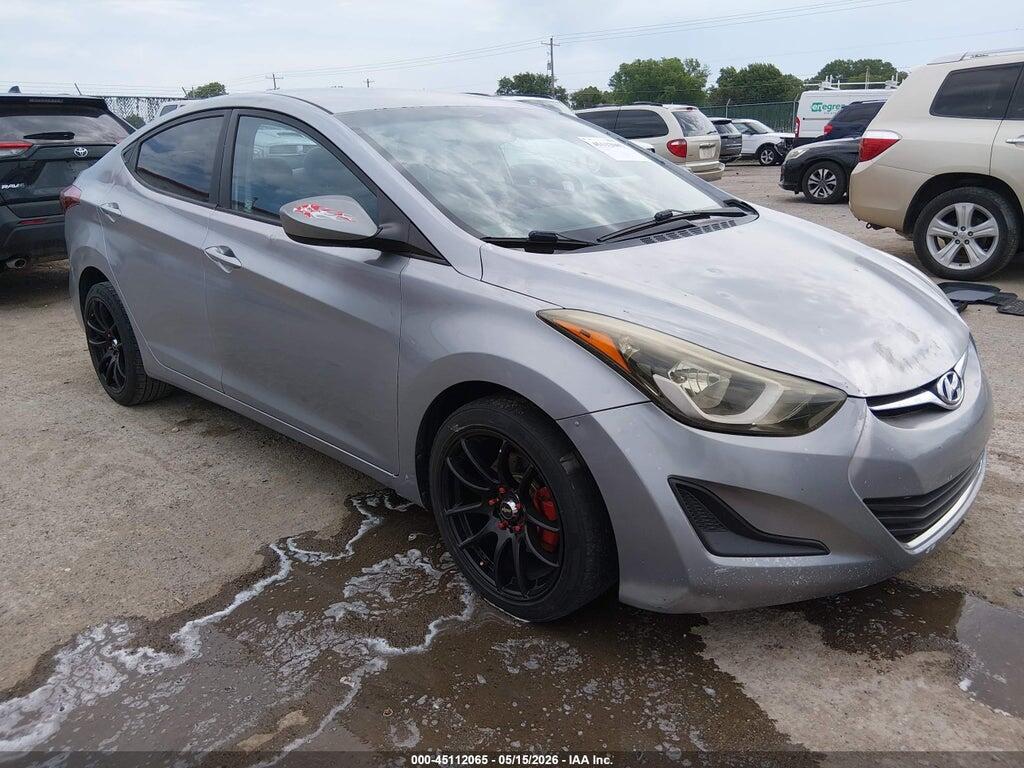 5NPDH4AE4GH730082 2016 HYUNDAI ELANTRA photo no. 1