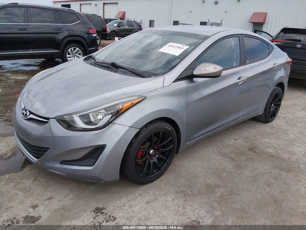 5NPDH4AE4GH730082 2016 HYUNDAI ELANTRA photo no. 2