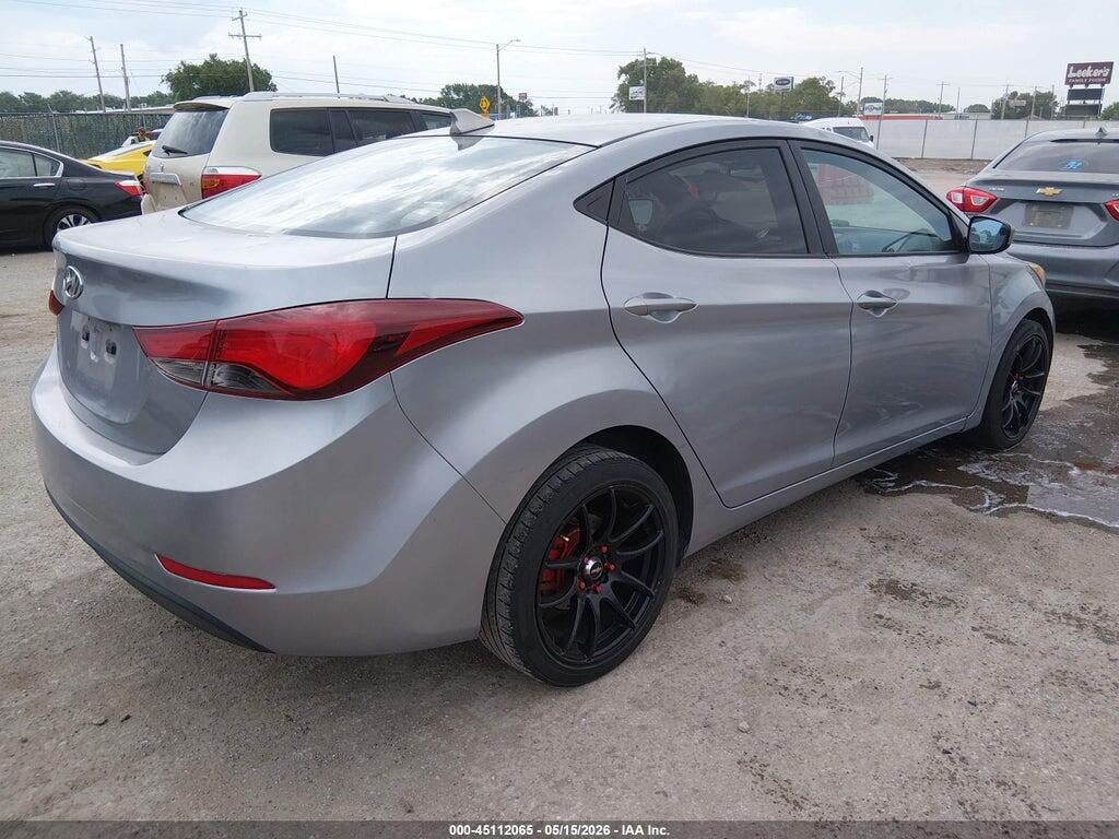 5NPDH4AE4GH730082 2016 HYUNDAI ELANTRA photo no. 4