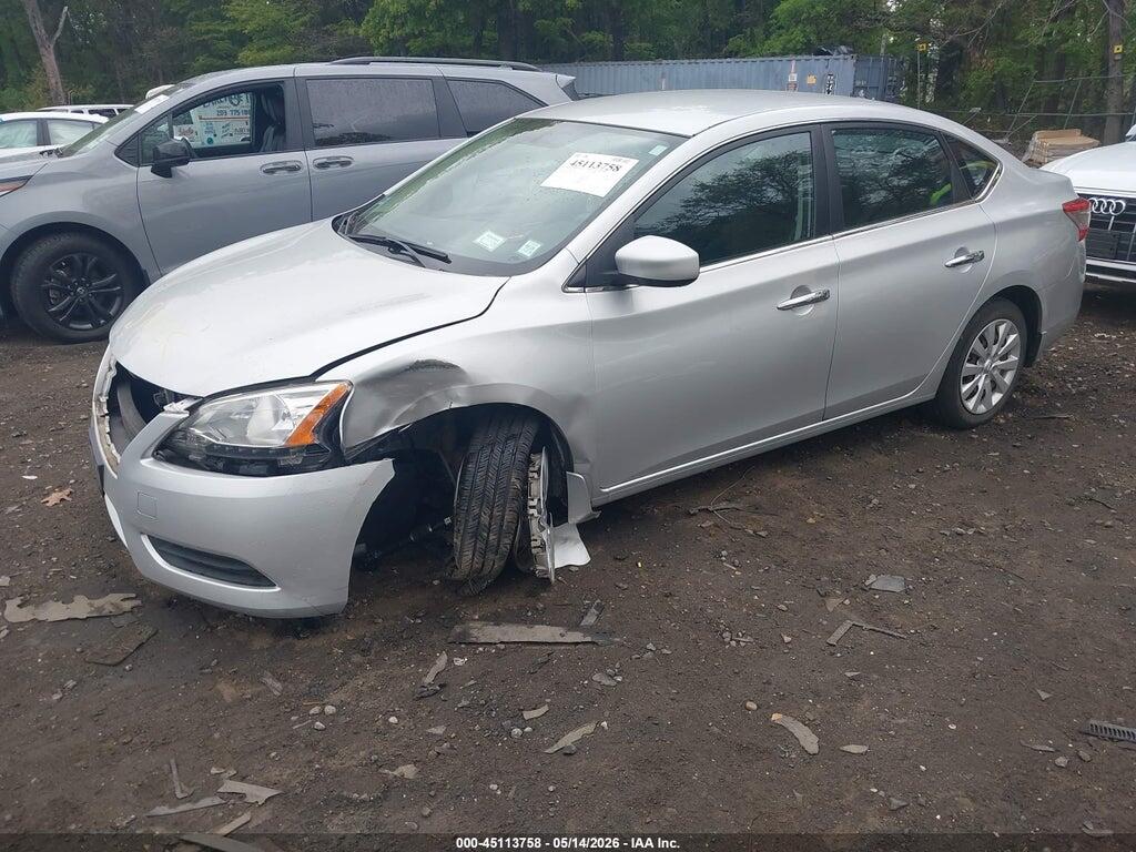 3N1AB7AP5EY277147 2014 NISSAN SENTRA photo no. 2