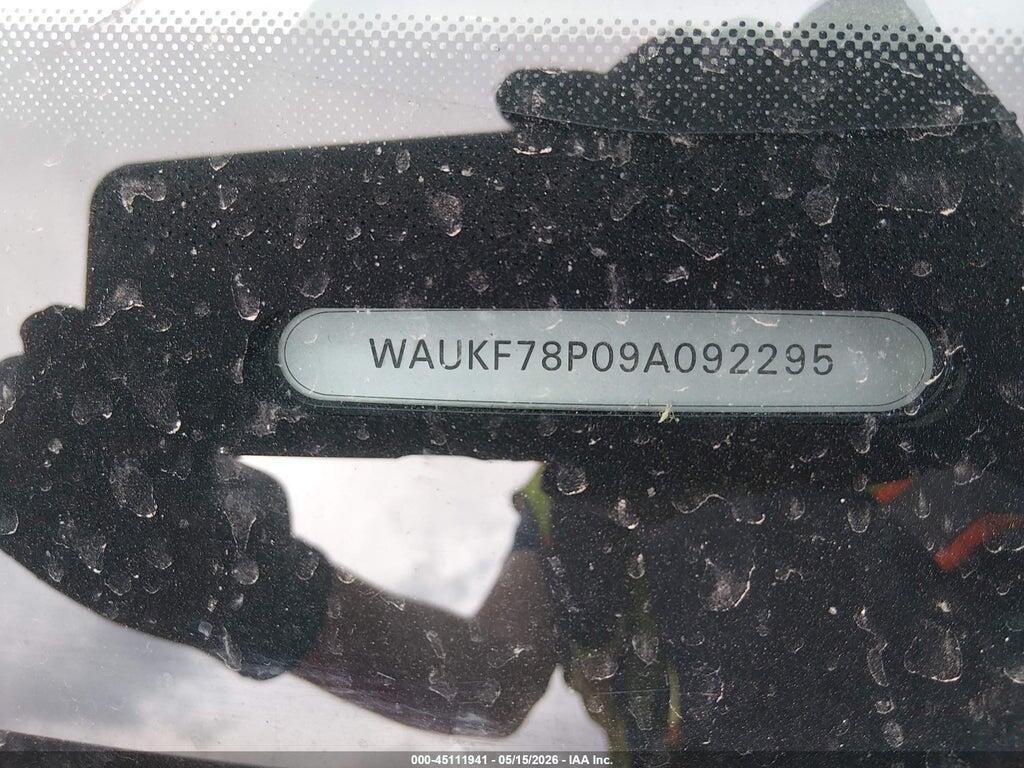 WAUKF78P09A092295 2009 AUDI A3 photo no. 9