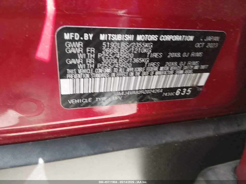 JA4J4VA82RZ024264 2024 MITSUBISHI OUTLANDER photo no. 9