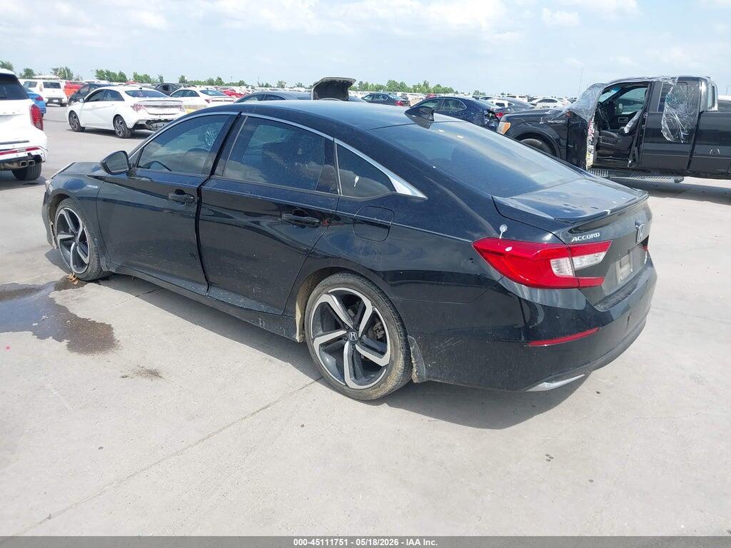1HGCV3F29NA045594 2022 HONDA ACCORD HYBRID photo no. 3