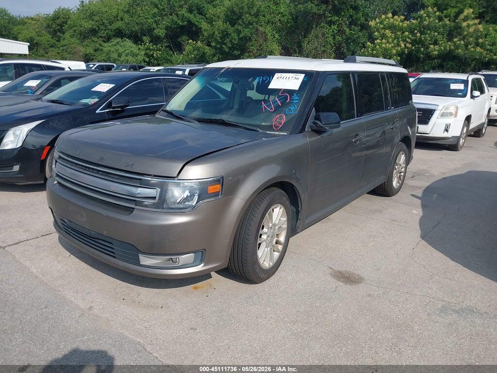 2FMGK5C80EBD20766 2014 FORD FLEX photo no. 2