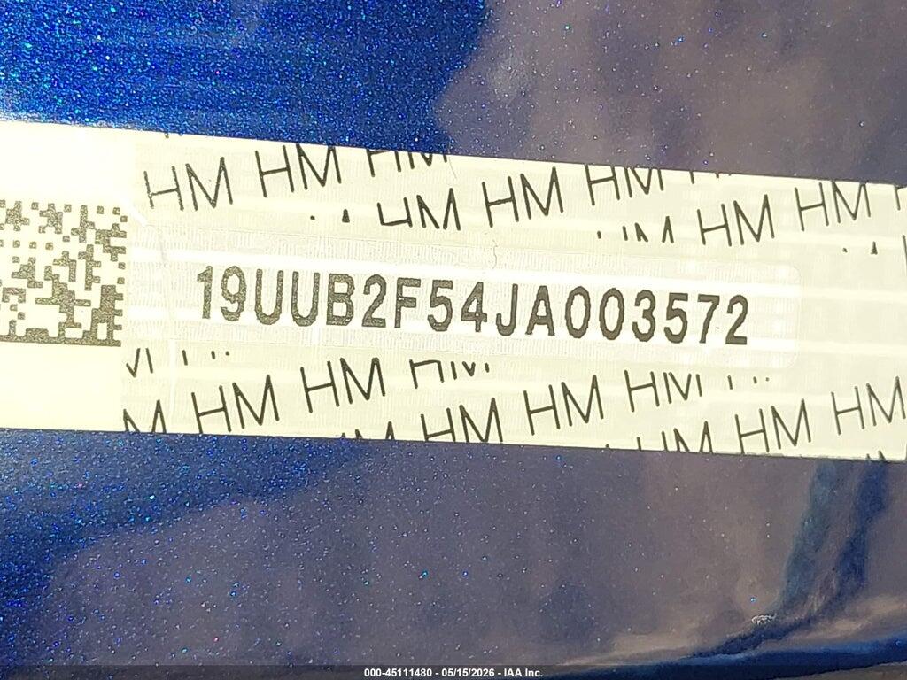 19UUB2F54JA003572 2018 ACURA TLX photo no. 9