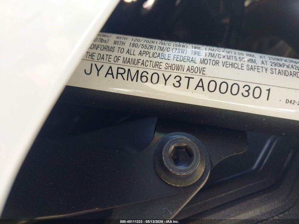 JYARM60Y3TA000301 2026 YAMAHA YZFR7 photo no. 10
