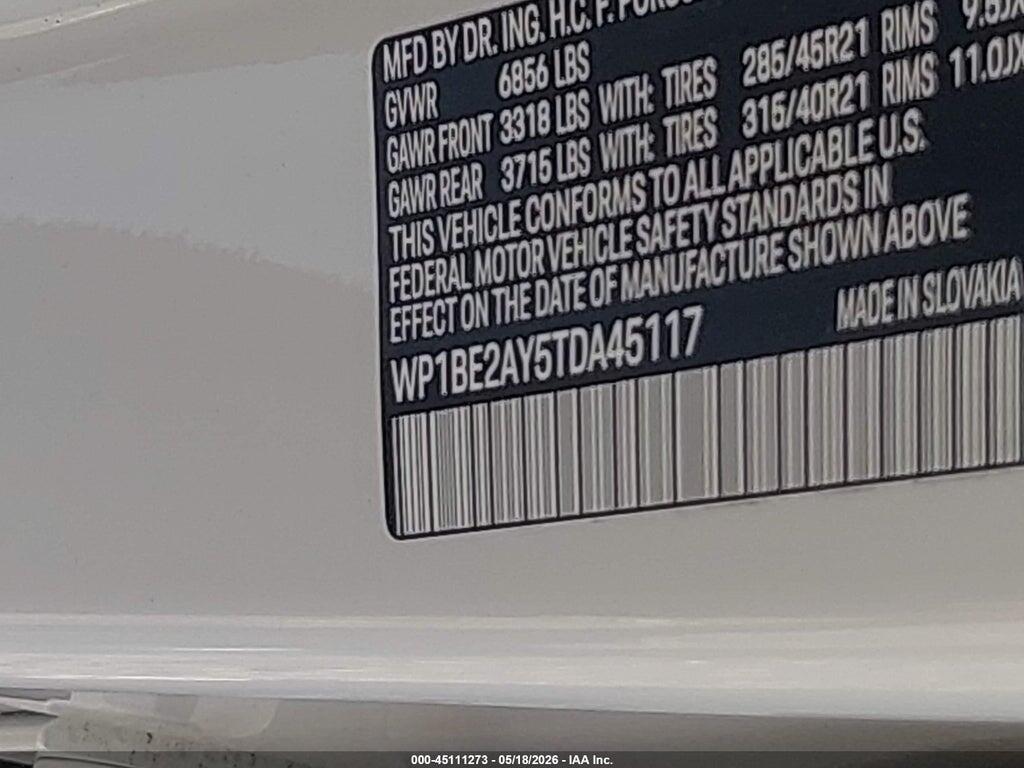 WP1BE2AY5TDA45117 2026 PORSCHE CAYENNE E-HYBRID COUPE photo no. 9