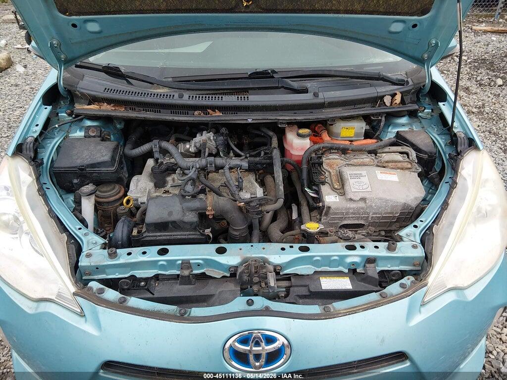 JTDKDTB35C1031281 2012 TOYOTA PRIUS C photo no. 10