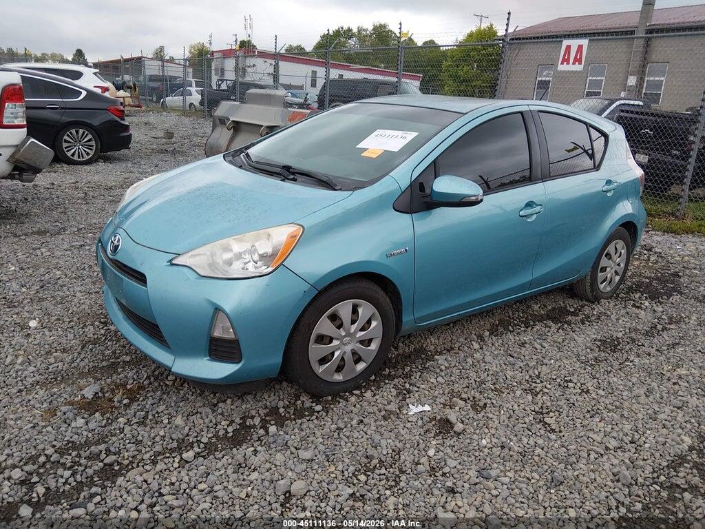 JTDKDTB35C1031281 2012 TOYOTA PRIUS C photo no. 2