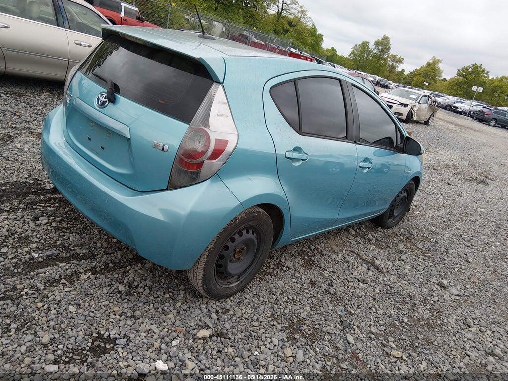 JTDKDTB35C1031281 2012 TOYOTA PRIUS C photo no. 4
