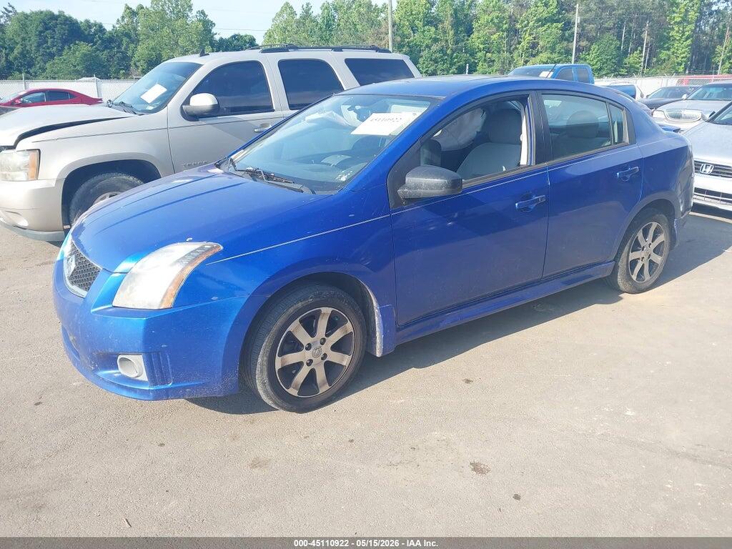 3N1AB6APXCL691206 2012 NISSAN SENTRA photo no. 2