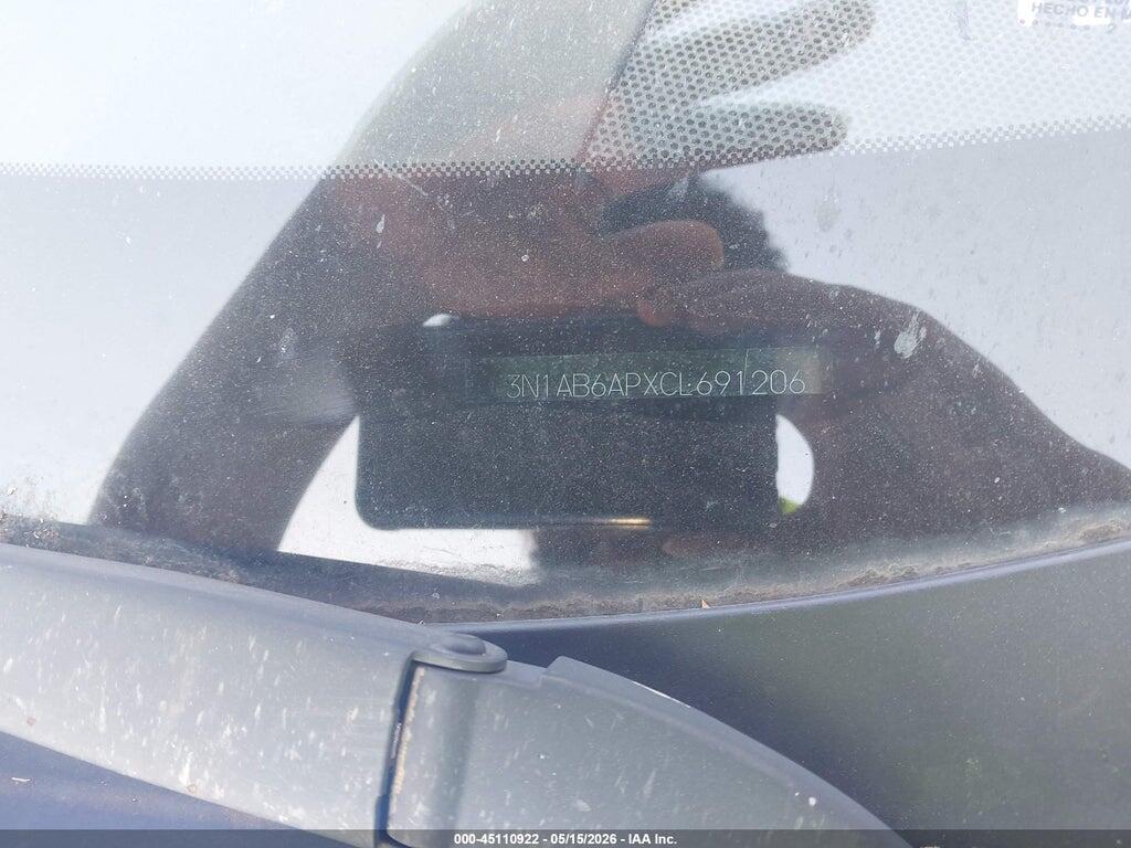 3N1AB6APXCL691206 2012 NISSAN SENTRA photo no. 9