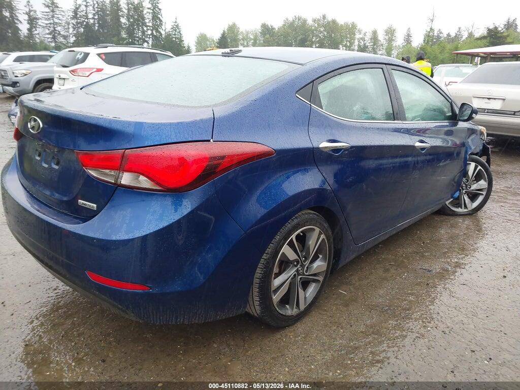 5NPDH4AE6FH633254 2015 HYUNDAI ELANTRA photo no. 4