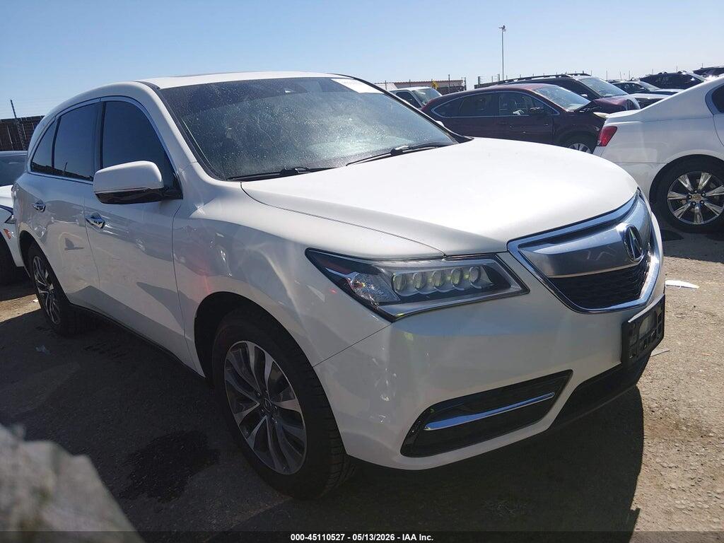 5FRYD4H40GB061848 2016 ACURA MDX photo no. 1