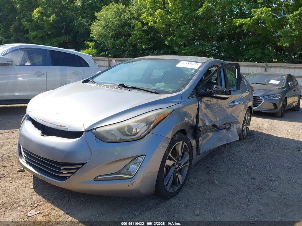5NPDH4AE4FH561759 2015 HYUNDAI ELANTRA photo no. 2