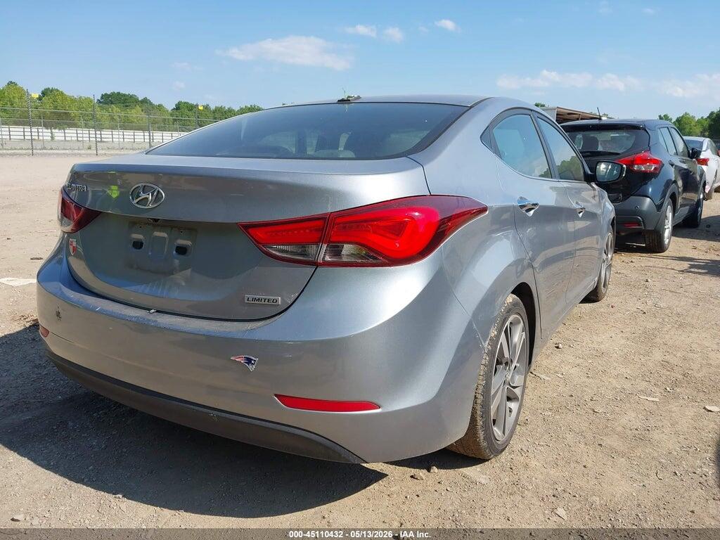 5NPDH4AE4FH561759 2015 HYUNDAI ELANTRA photo no. 4