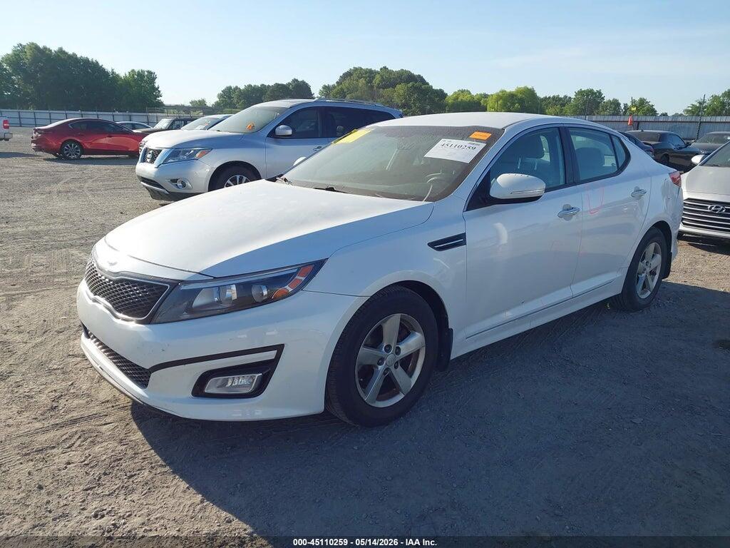 KNAGM4A70E5494194 2014 KIA OPTIMA photo no. 2