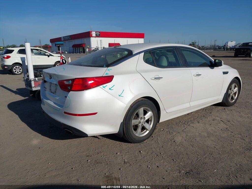 KNAGM4A70E5494194 2014 KIA OPTIMA photo no. 4