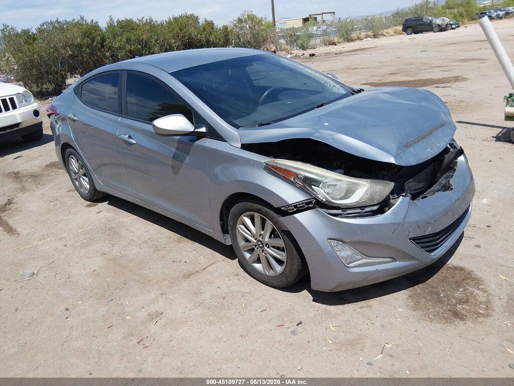 5NPDH4AE9GH741272 2016 HYUNDAI ELANTRA photo no. 1