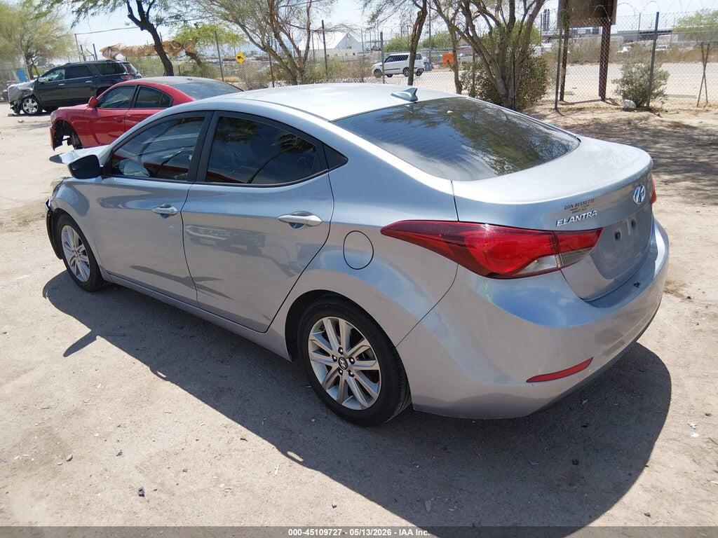 5NPDH4AE9GH741272 2016 HYUNDAI ELANTRA photo no. 3