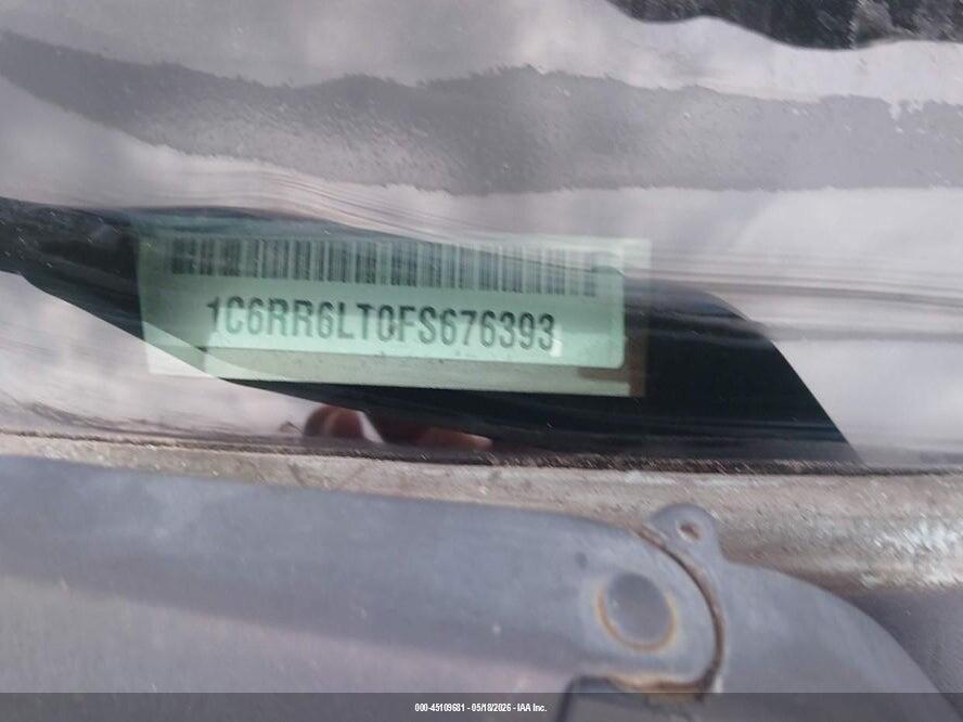 1C6RR6LT0FS676393 2015 RAM 1500 photo no. 9