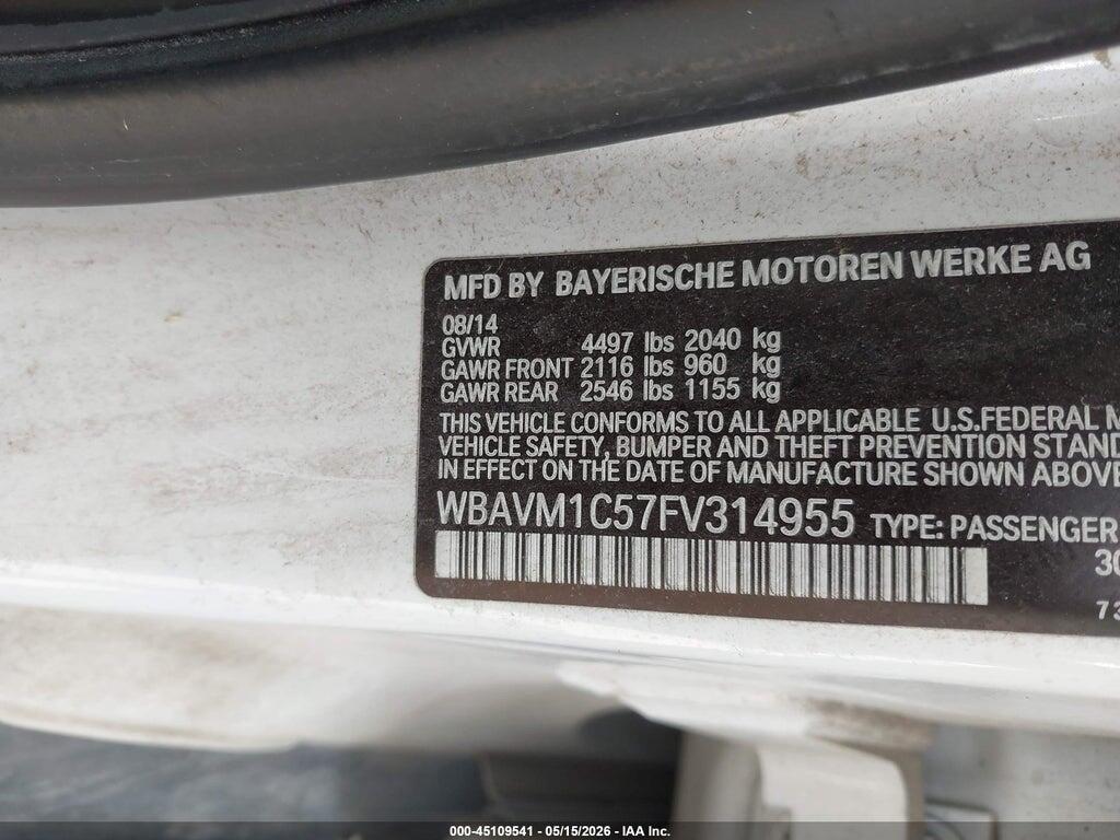 WBAVM1C57FV314955 2015 BMW X1 photo no. 9