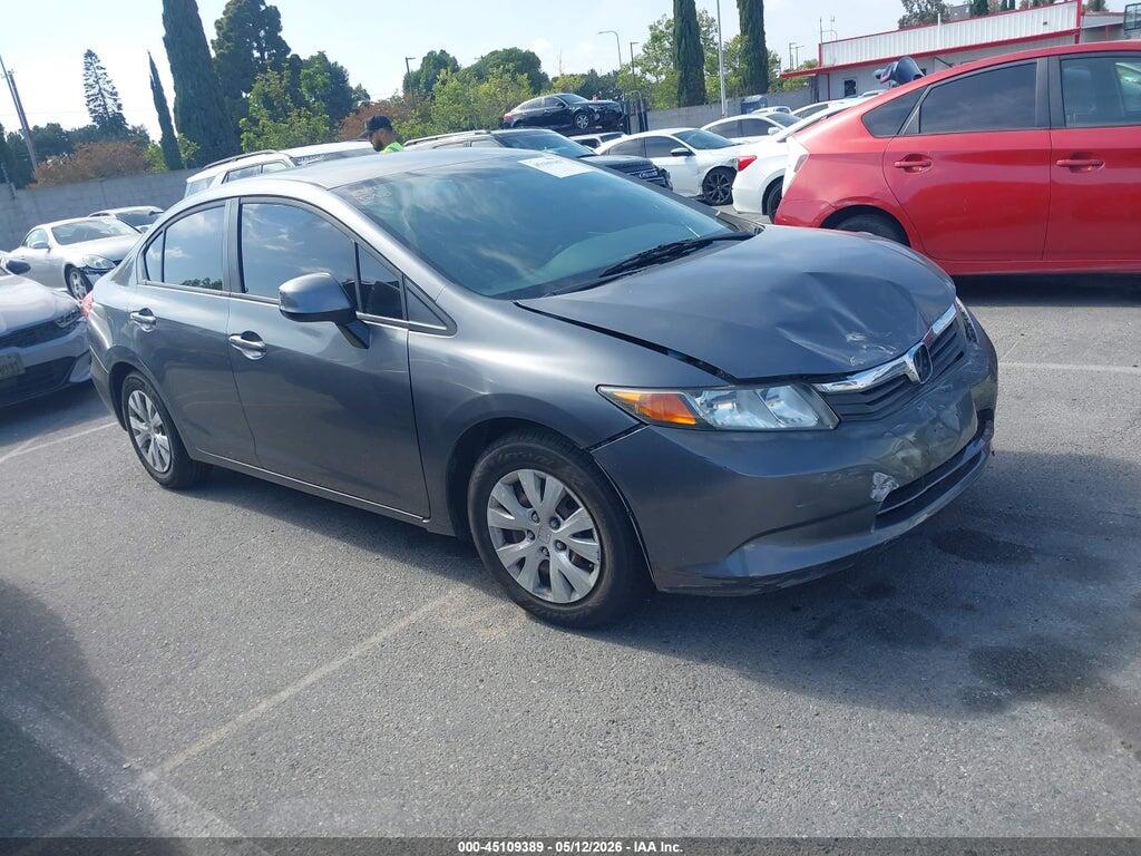 19XFB2F57CE339336 2012 HONDA CIVIC photo no. 1