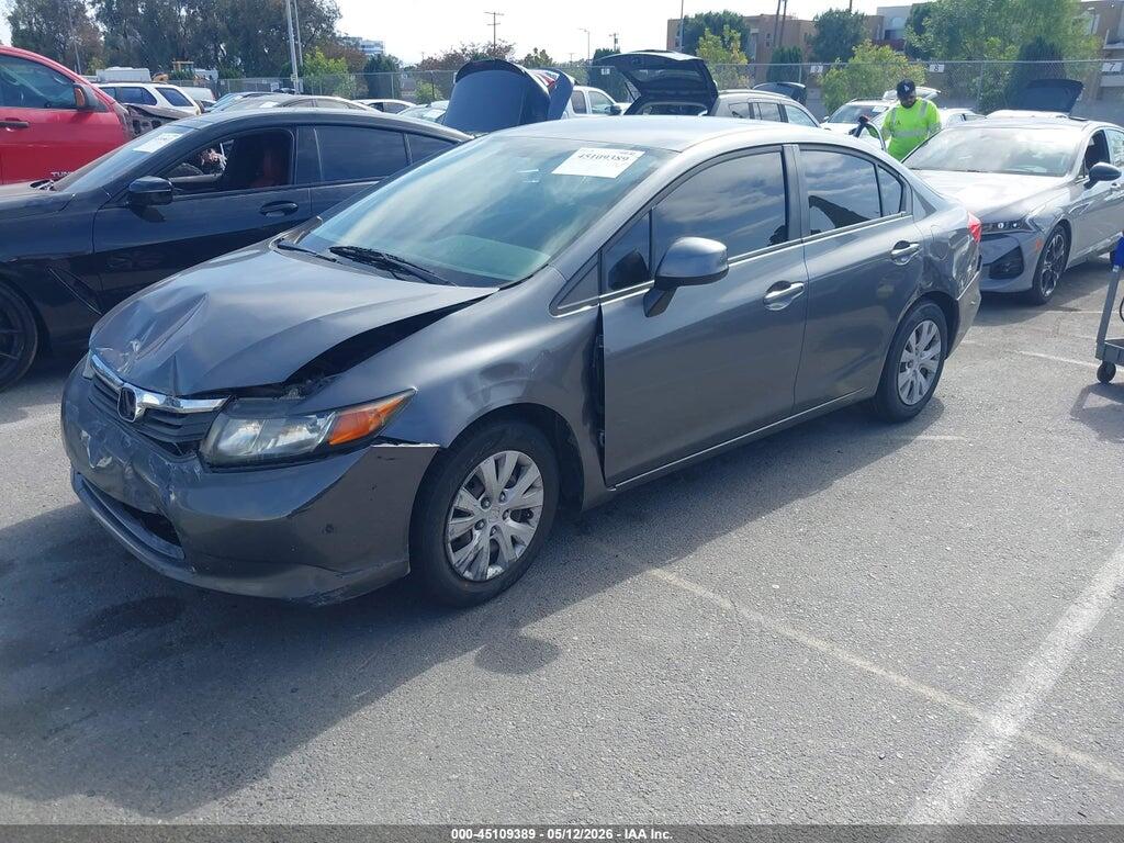 19XFB2F57CE339336 2012 HONDA CIVIC photo no. 2