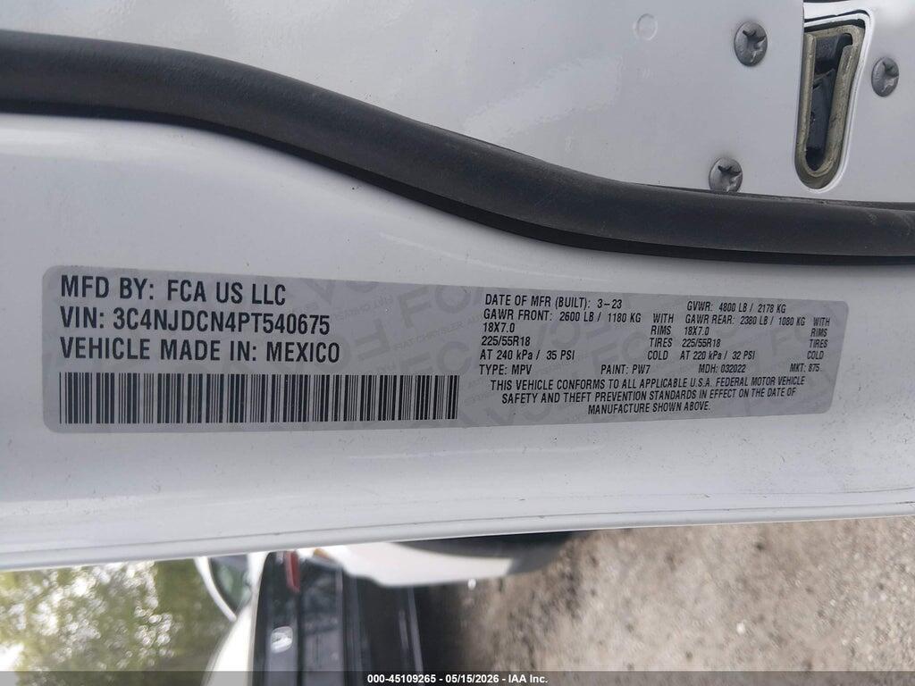 3C4NJDCN4PT540675 2023 JEEP COMPASS photo no. 9