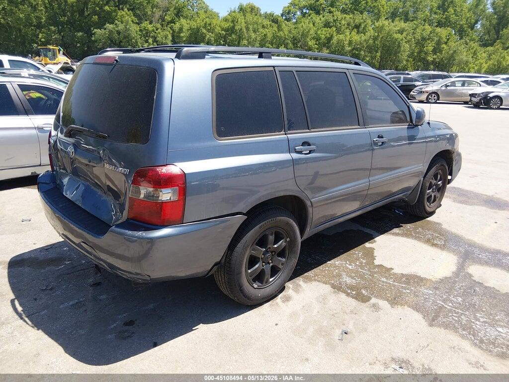 JTEEP21A050128696 2005 TOYOTA HIGHLANDER photo no. 4