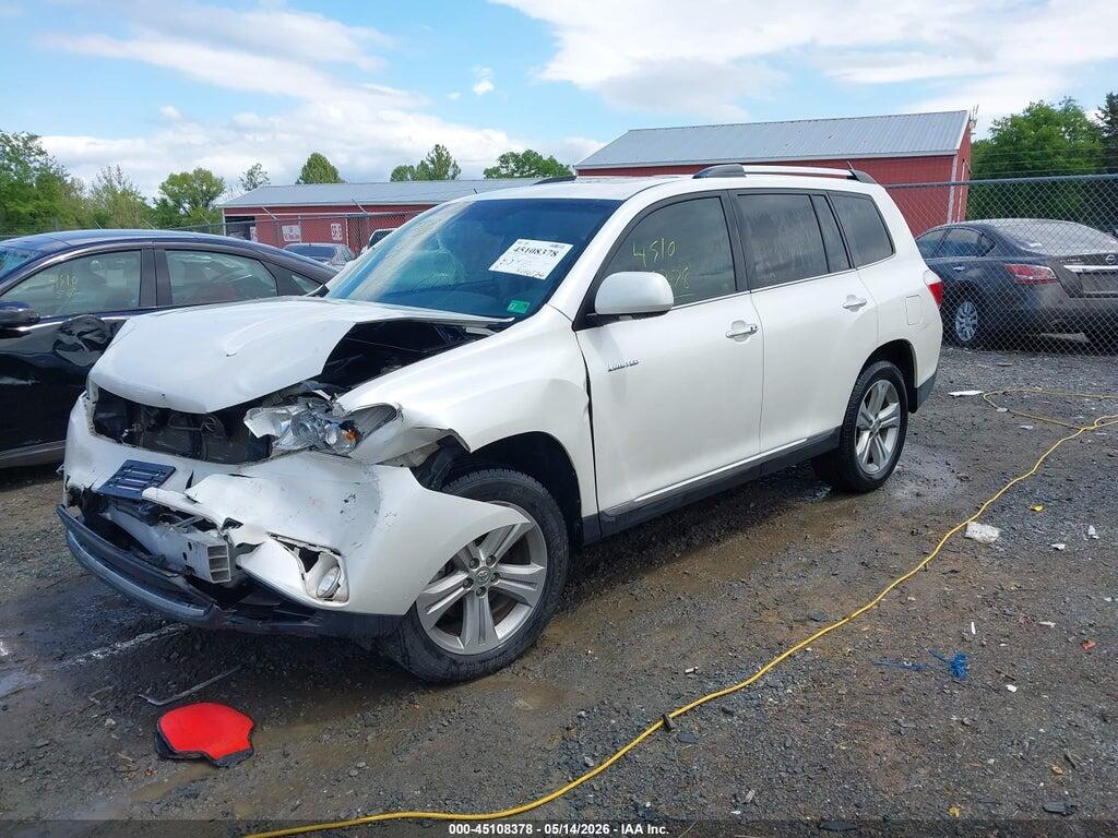5TDYK3EH7DS101665 2013 TOYOTA HIGHLANDER photo no. 2