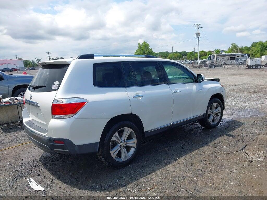 5TDYK3EH7DS101665 2013 TOYOTA HIGHLANDER photo no. 4