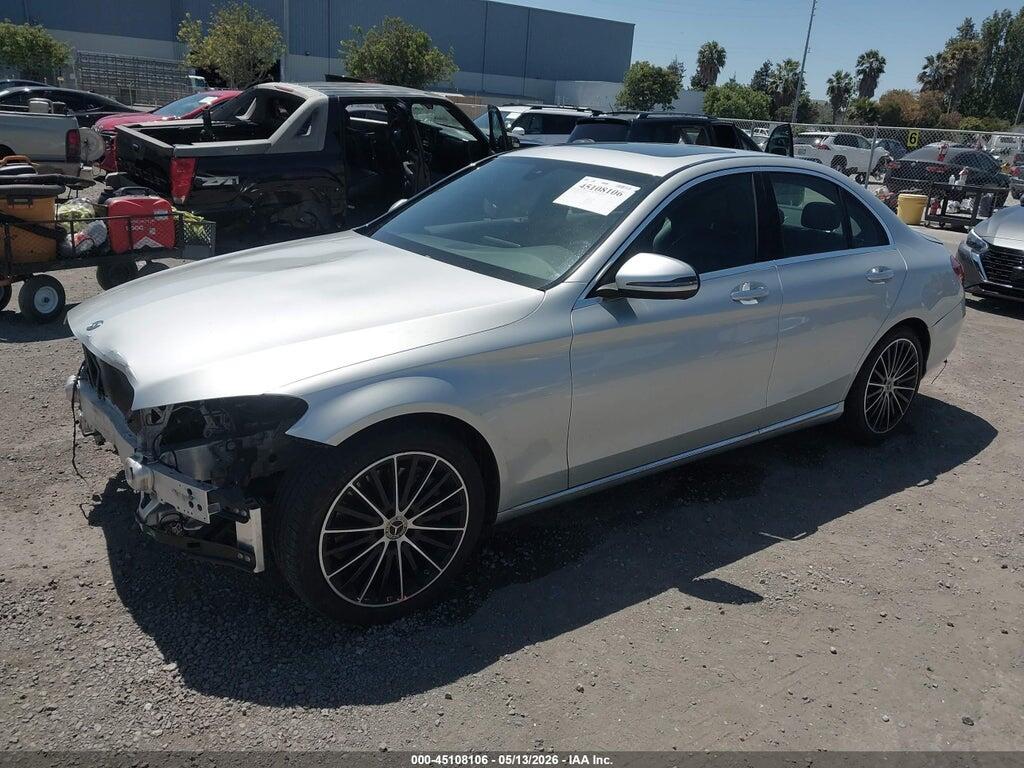 WDDWF8DB7LR545959 2020 MERCEDES-BENZ C 300 photo no. 2