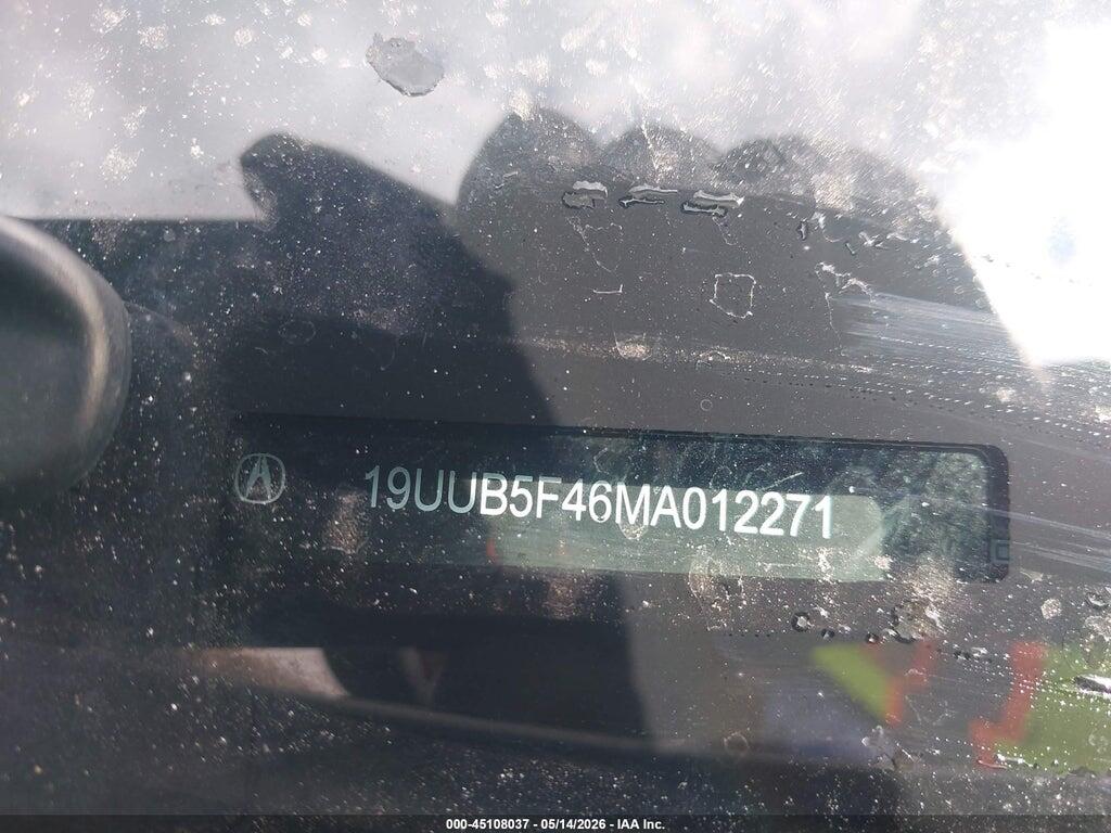 19UUB5F46MA012271 2021 ACURA TLX photo no. 9