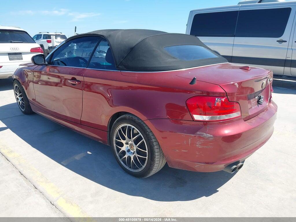 WBAUL7C51DVU08442 2013 BMW 128I photo no. 3