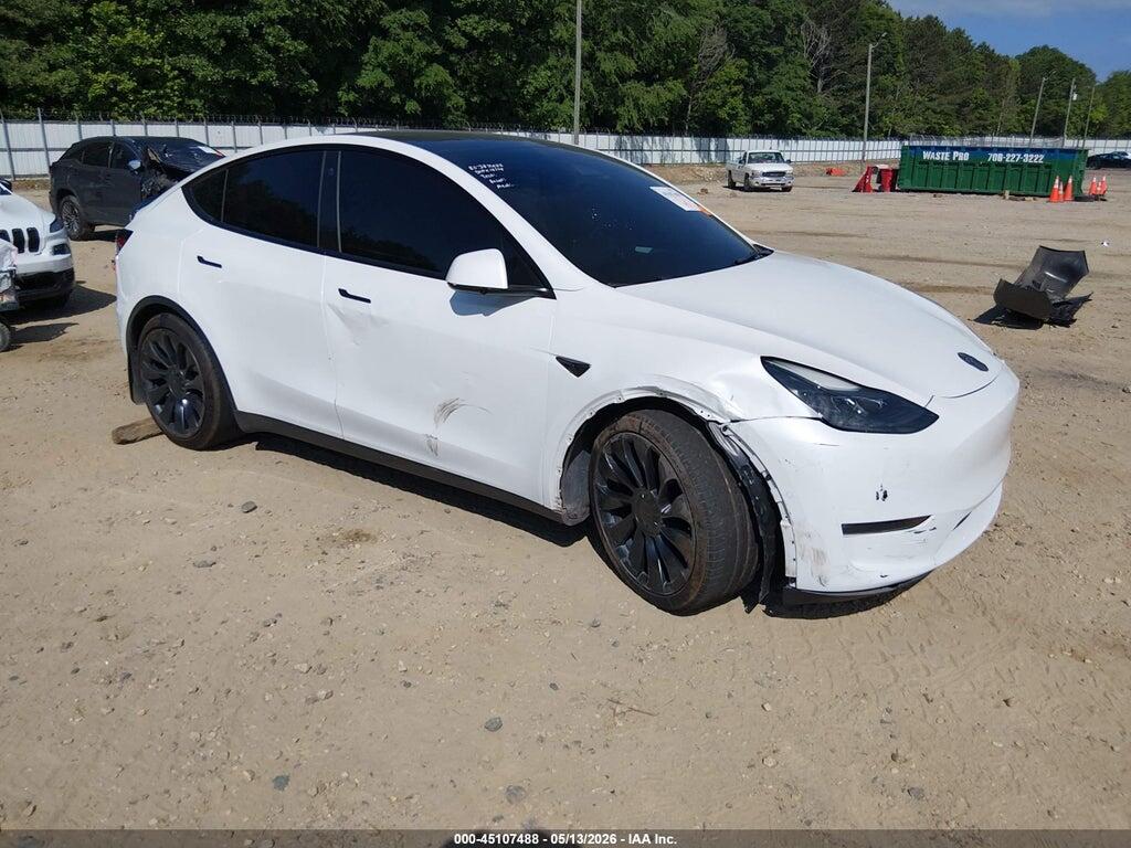 7SAYGDEF2NF521753 2022 TESLA MODEL Y photo no. 1