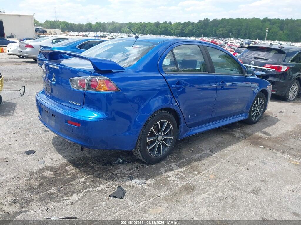 JA32U2FU6HU009100 2017 MITSUBISHI LANCER photo no. 4