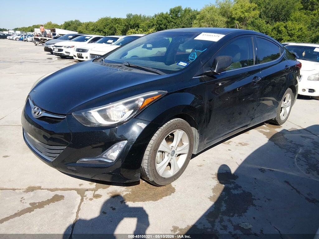 5NPDH4AE5GH756139 2016 HYUNDAI ELANTRA photo no. 2
