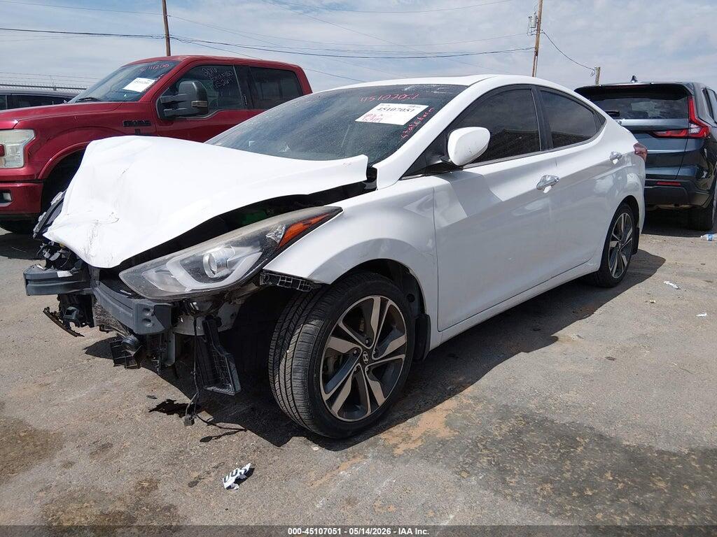 5NPDH4AE3FH616508 2015 HYUNDAI ELANTRA photo no. 2