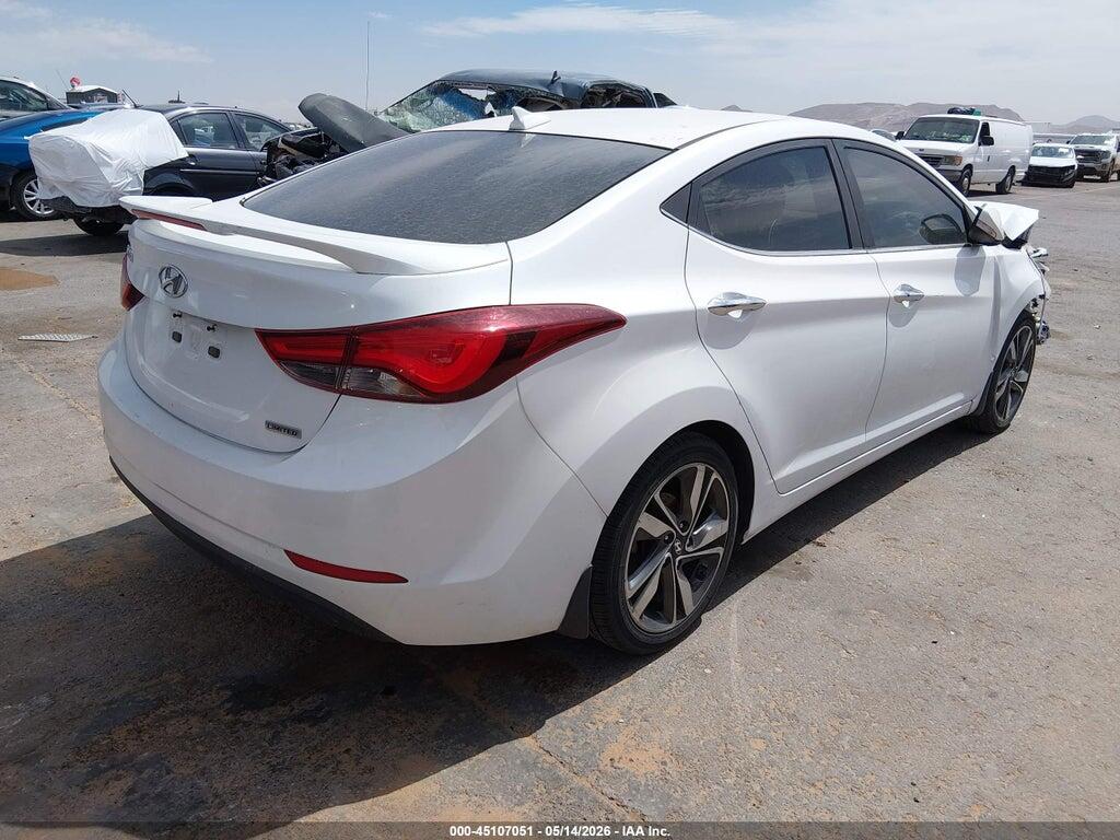 5NPDH4AE3FH616508 2015 HYUNDAI ELANTRA photo no. 4