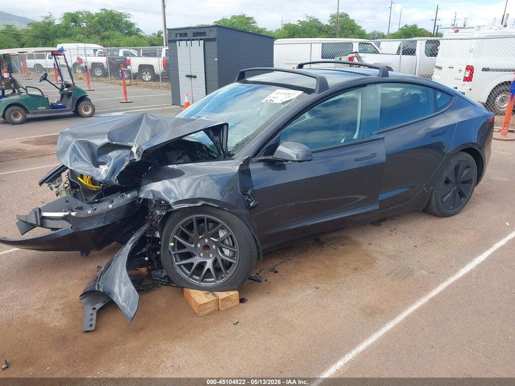 5YJ3E1EA7RF725602 2024 TESLA MODEL 3 photo no. 2