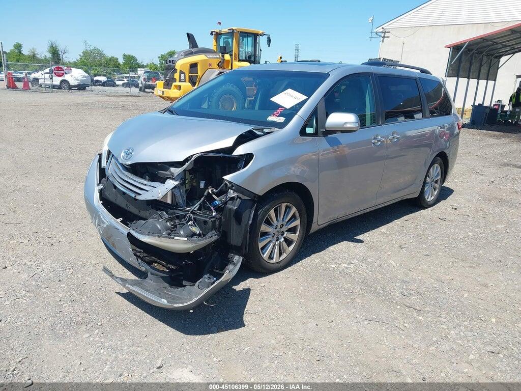 5TDYK3DCXFS550136 2015 TOYOTA SIENNA photo no. 2