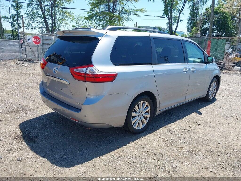 5TDYK3DCXFS550136 2015 TOYOTA SIENNA photo no. 4