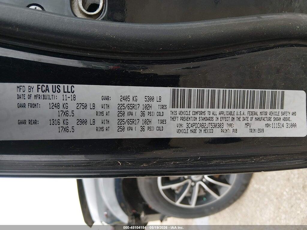 3C4PDCAB2JT530303 2018 DODGE JOURNEY photo no. 9