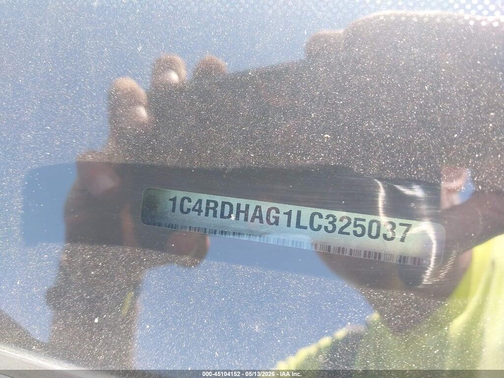 1C4RDHAG1LC325037 2020 DODGE DURANGO photo no. 9