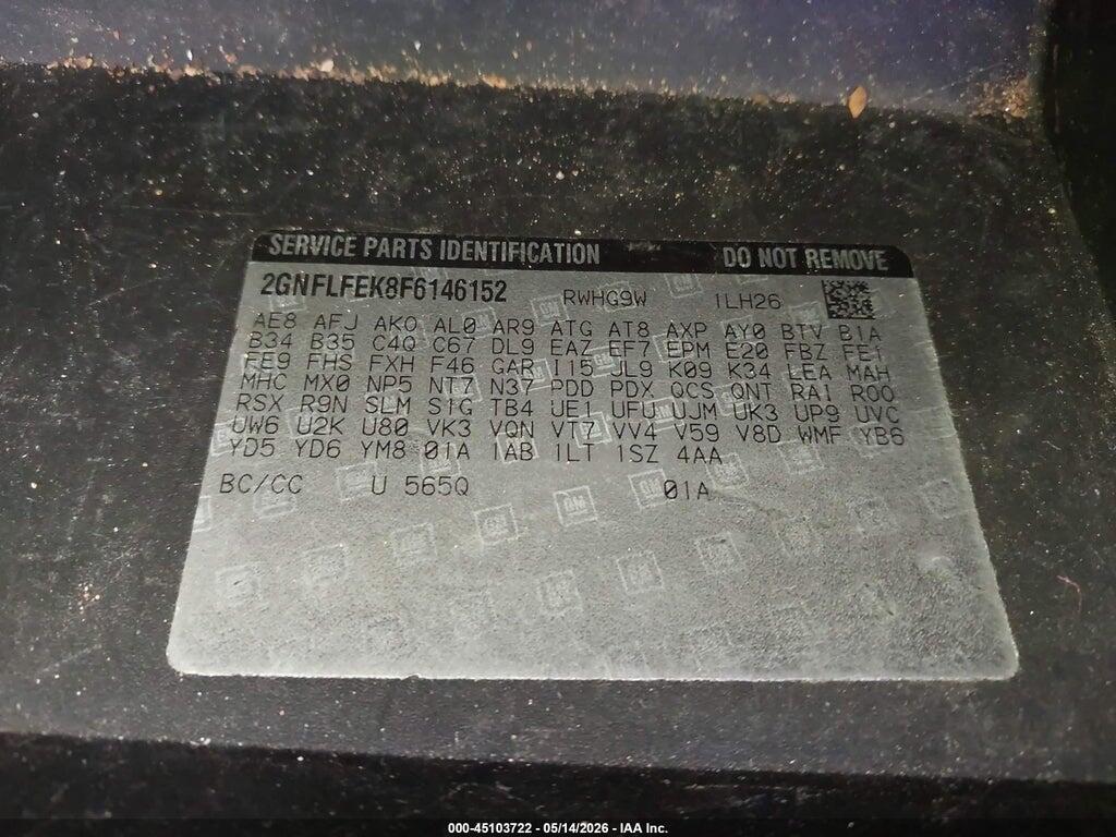 2GNFLFEK8F6146152 2015 CHEVROLET EQUINOX photo no. 9